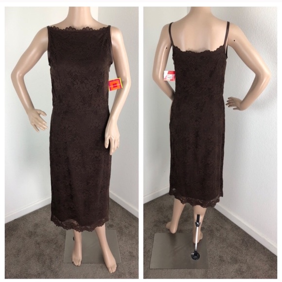 Isaac Mizrahi Dresses & Skirts - NEW Isaac Mizrahi for Target brown lace dress
